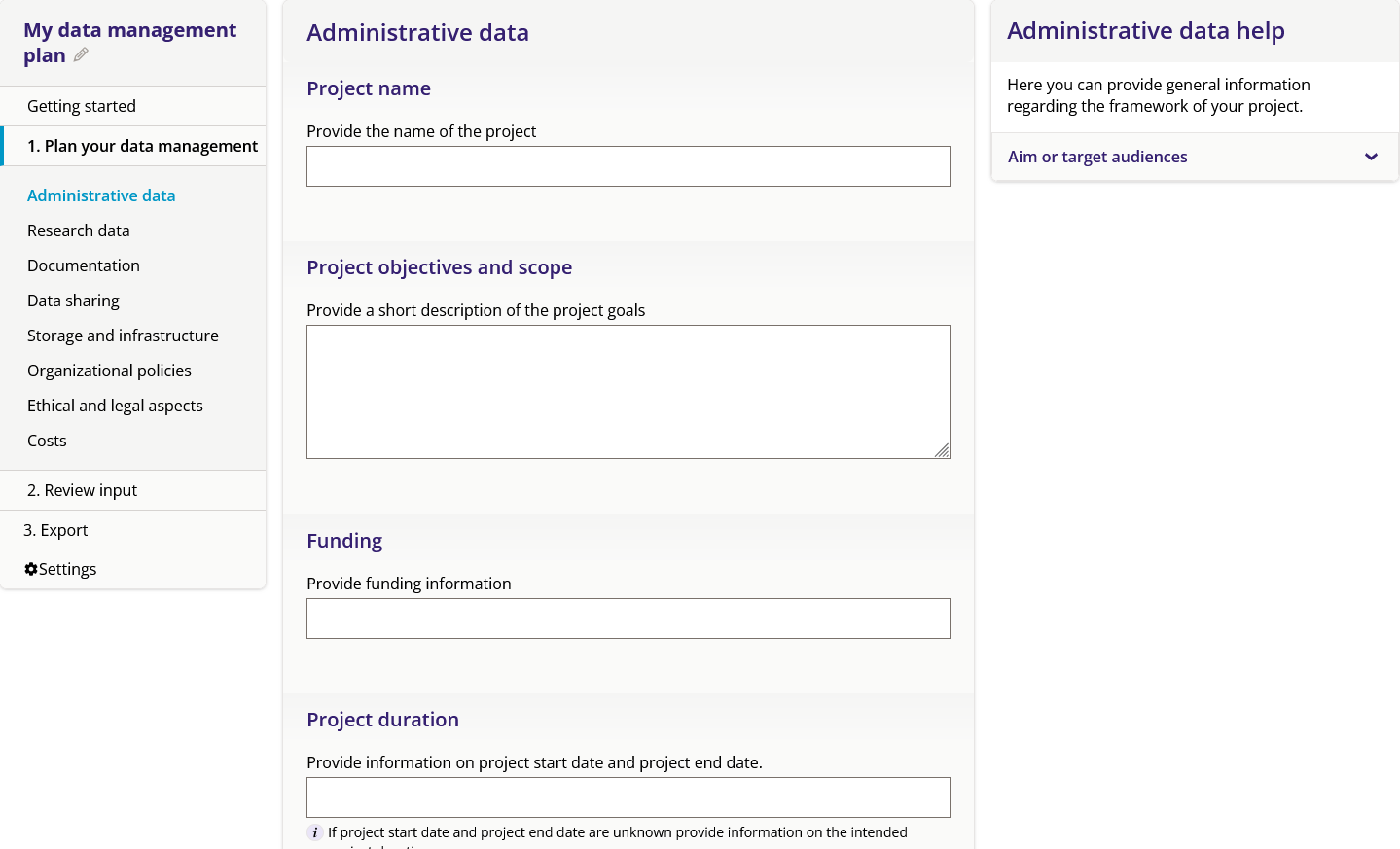 DataWiz codebook editor